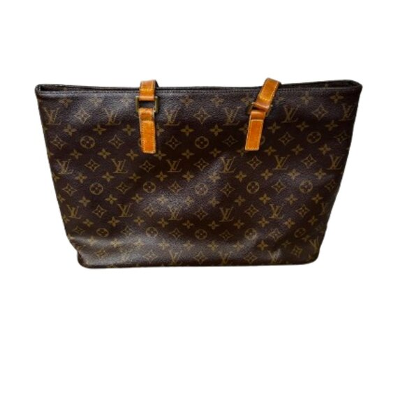 AUTHENTIC LOUIS VUITTON – large vintage monogram tote with zipper - Picture 4 of 8